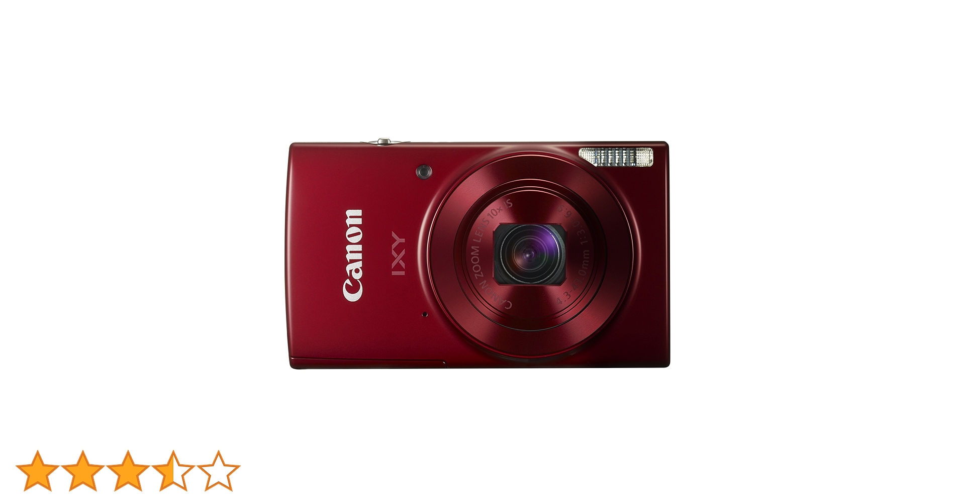 Amazon | Canon デジタルカメラ IXY 190 レッド 光学10倍ズーム